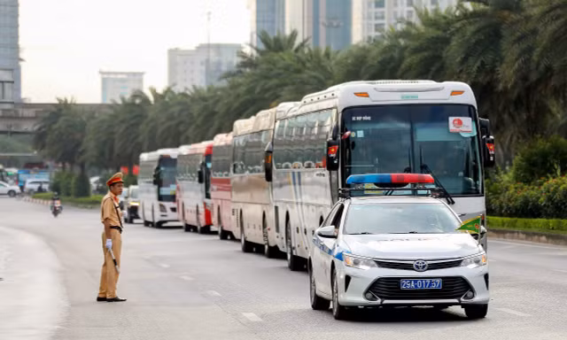 Công an Hà Nội bảo đảm trật tự, an toàn giao thông phục vụ Đại hội Đoàn TNCS Hồ Chí Minh lần thứ XIII