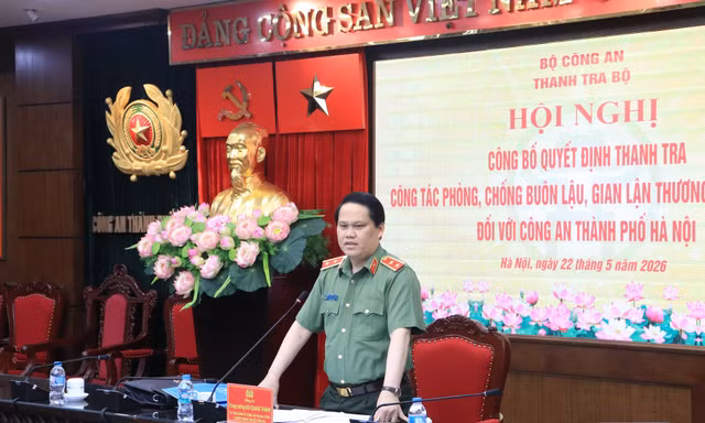 Thanh tra công tác phòng, chống buôn lậu, gian lận thương mại, hàng giả đối với Công an Hà Nội