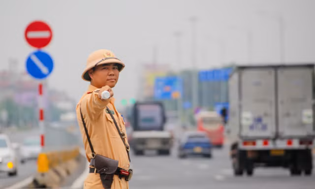 Hà Nội: Phân luồng giao thông phục vụ chương trình 'Âm vang Tổ quốc'