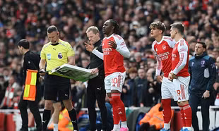 Trực tiếp Arsenal vs Bournemouth 1-1 (H2): Dowman, Eze vào sân