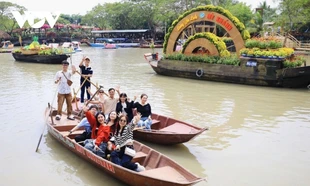 Tour du lịch miền sông nước (Ảnh mang tính minh họa)