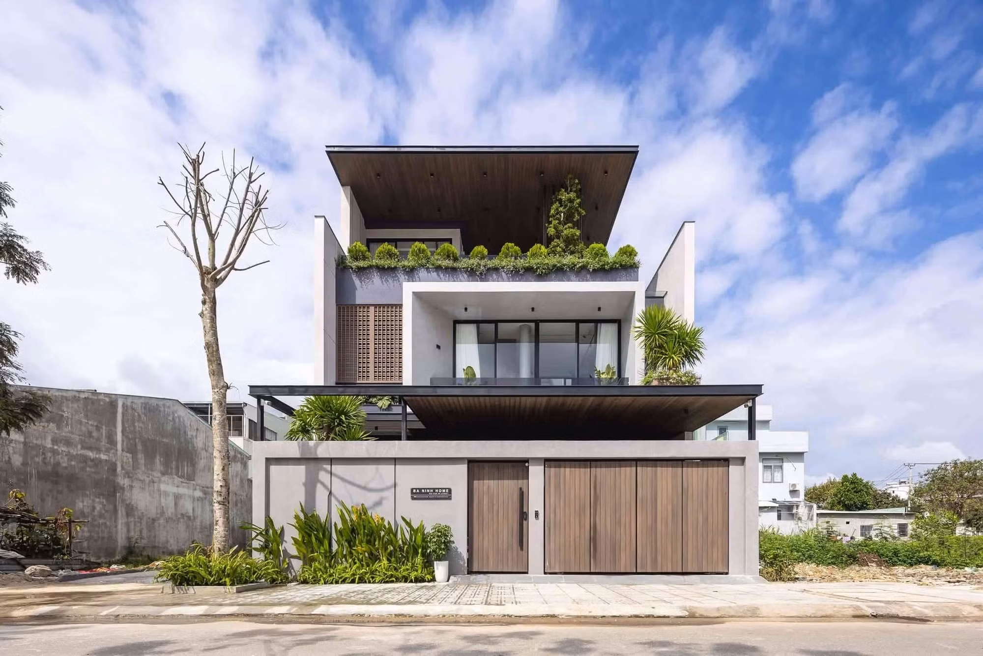 Ngôi nhà hiện đại với thiết kế mở