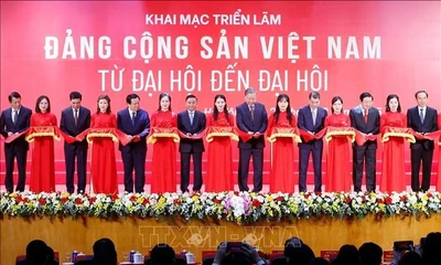 Tổng Bí thư Tô Lâm dự khai mạc triển lãm 'Đảng Cộng sản Việt Nam - Từ Đại hội đến Đại hội'