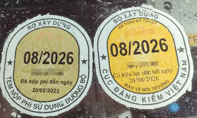 Sắp bỏ dán tem đăng kiểm trên kính chắn gió ô tô? 