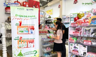 Dr.Papie & STARMED mang quà tặng chăm con đến hơn 16.000 điểm bán, đồng hành cùng gia đình Việt mùa nắng nóng