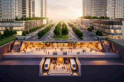 Sắp khởi công nhiều dự án metro kết nối sân bay Long Thành 