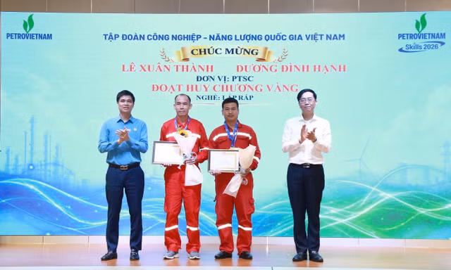 Petrovietnam trao 227 giải thưởng tại Hội thi Tay nghề Dầu khí lần thứ IX