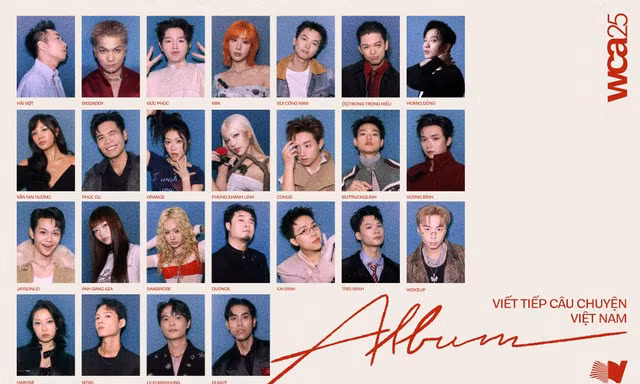 Dàn line-up album 'WeChoice 2025' sở hữu toàn 'tinh hoa hội tụ' của làng nhạc Việt