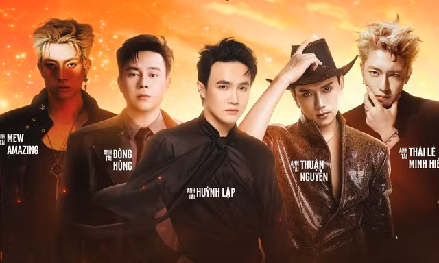 'Đạo diễn trăm tỷ' Huỳnh Lập bất ngờ cầm mic ca hát 'đối đầu' với dàn 'nam thần' V-biz
