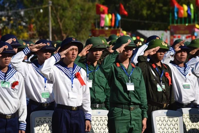 Tuổi trẻ Lâm Đồng thể hiện quyết tâm và trách nhiệm với nhiệm vụ bảo vệ Tổ quốc