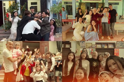 Giới trẻ "bắt trend" chạy vào lòng ông bà, ai xem cũng xúc động nhớ lại tuổi thơ