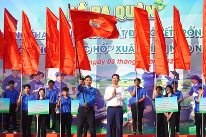 Tuổi trẻ Đồng Tháp hưởng ứng Lễ ra quân Tháng Thanh niên và Tết trồng cây 2026