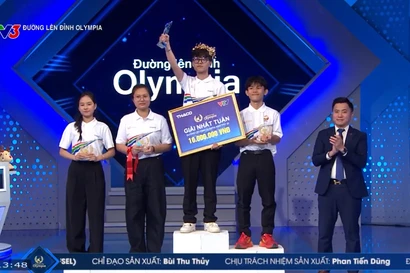 Nam sinh THPT chuyên Hoàng Văn Thụ giành vòng nguyệt quế Tuần Olympia 26