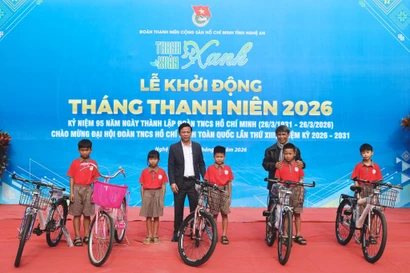 Nghệ An sôi nổi khởi động Tháng Thanh niên 2026 với chủ đề “Thanh xuân Xanh”