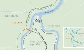 Xây cầu hơn 470 tỷ đồng nối Cà Mau và An Giang