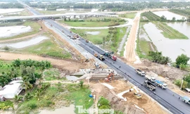 Hình hài cao tốc Cần Thơ - Cà Mau trước ngày thông xe 