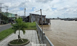 Cận cảnh bờ kè nghìn tỷ ở Cần Thơ 9 năm vẫn ngổn ngang