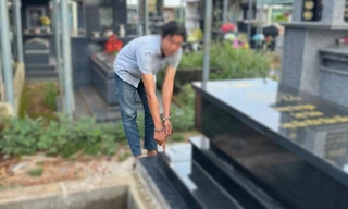 Bắt tạm giam đối tượng đập phá mồ mả của người khác