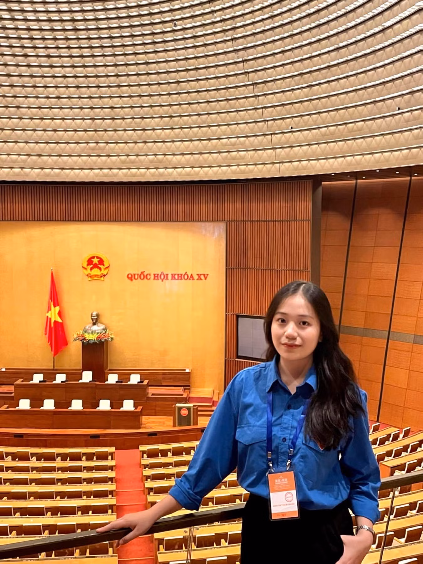 Phạm Huyền Trang - sinh viên Trường Đại học Giáo dục, Đại học Quốc gia Hà Nội.