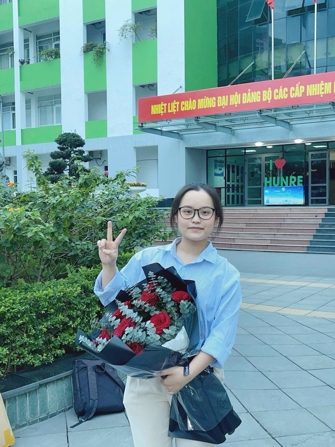 Dương Thị Linh Chi theo học ngành Công nghệ thông tin, Trường Đại học Tài nguyên và Môi trường. 1.jpg
