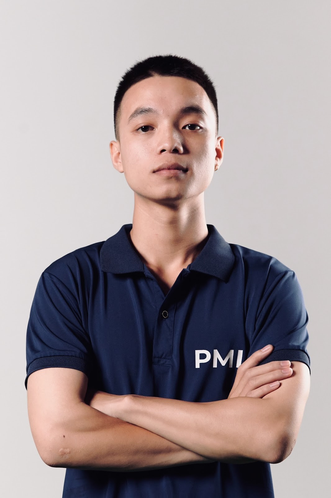 Đình Vũ trong màu áo xanh PMI - nơi giúp cậu có những bước chuyển mình ngoạn mục.