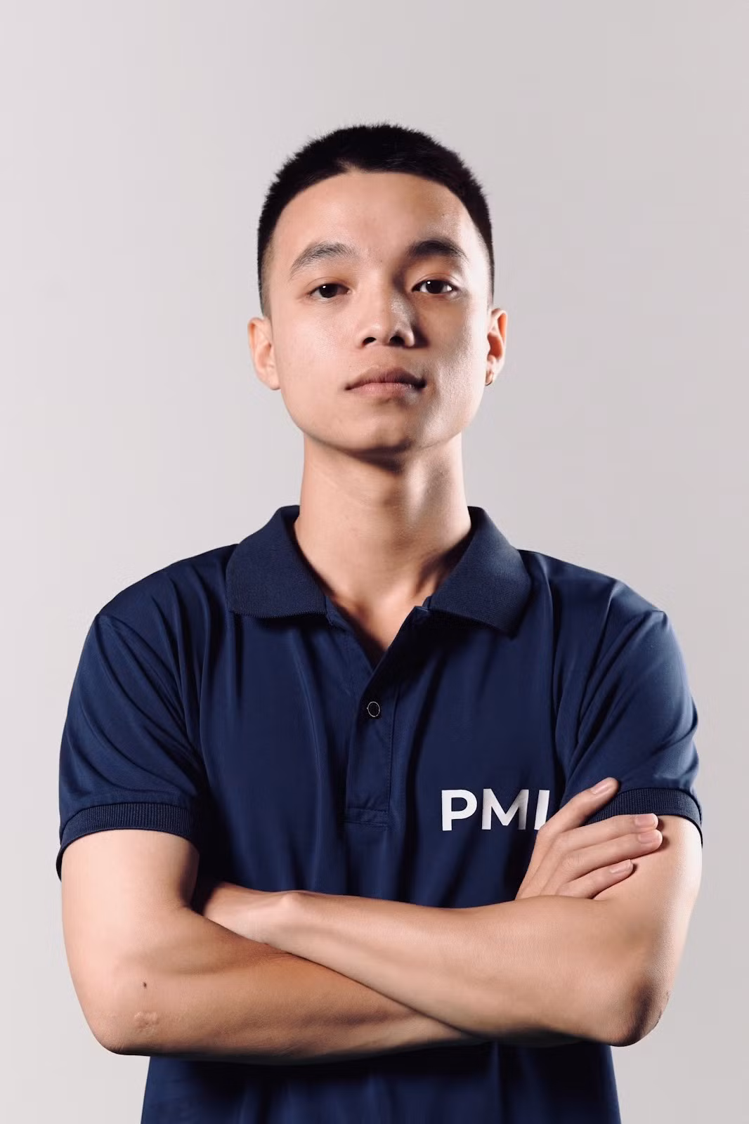 Đình Vũ trong màu áo xanh PMI - nơi giúp cậu có những bước chuyển mình ngoạn mục.