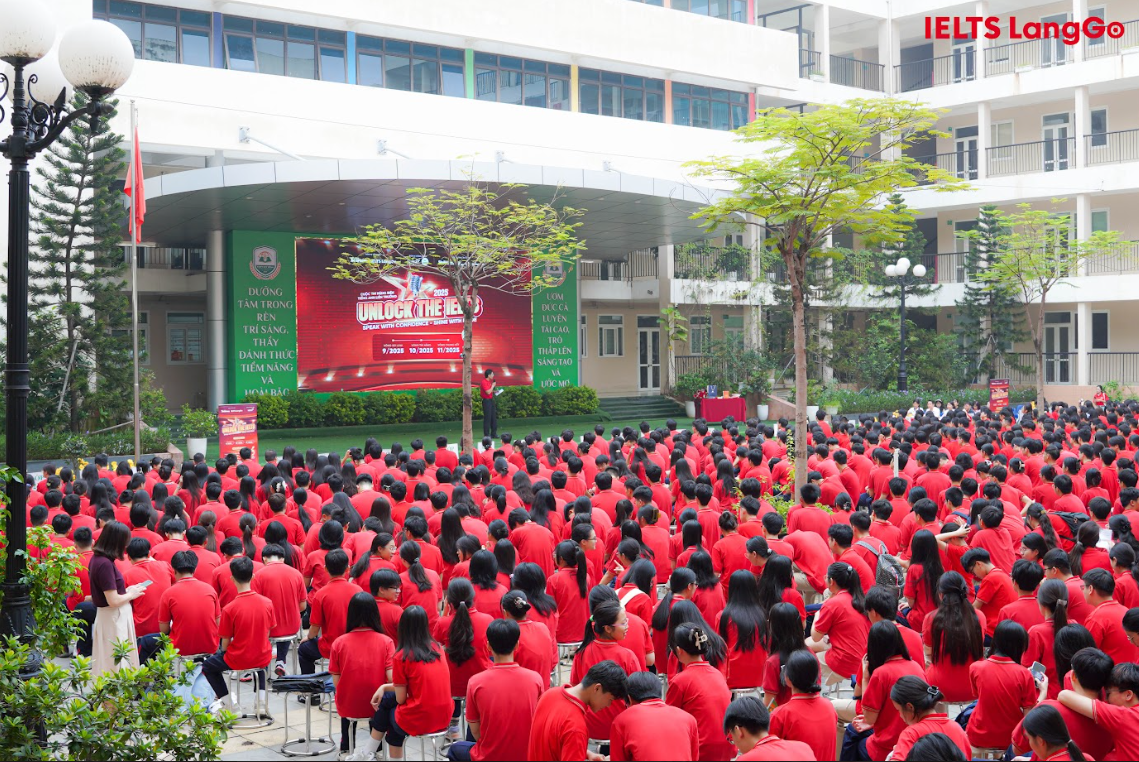 Unlock The IELTS 2025 là 1 sân chơi lý tưởng dành cho các bạn học sinh THPT.