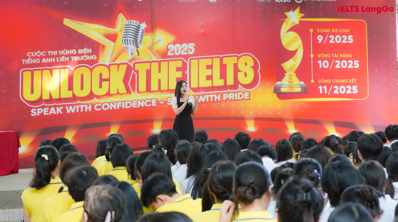 Cô Nguyễn Diệu Hoa - Thành viên BTC, giám khảo cuộc thi Unlock The IELTS 2025.