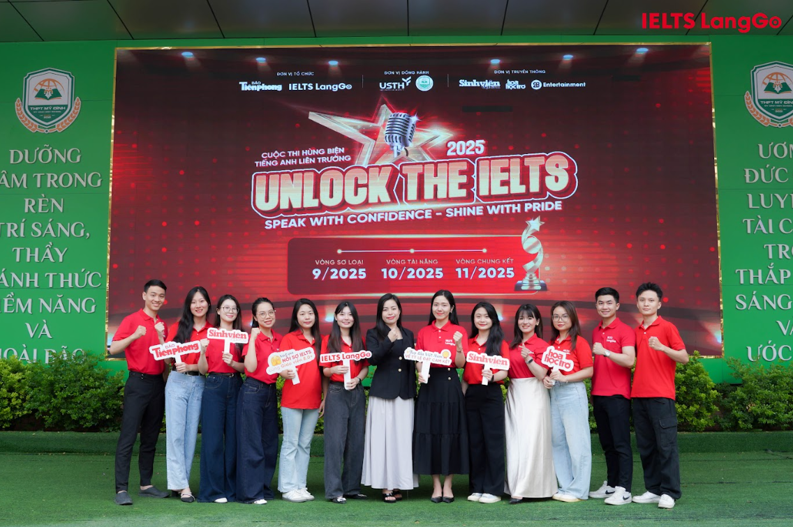 IELTS LangGo luôn sẵn sàng giúp các bạn học sinh cải thiện tiếng Anh và lấy chứng chỉ IELTS.