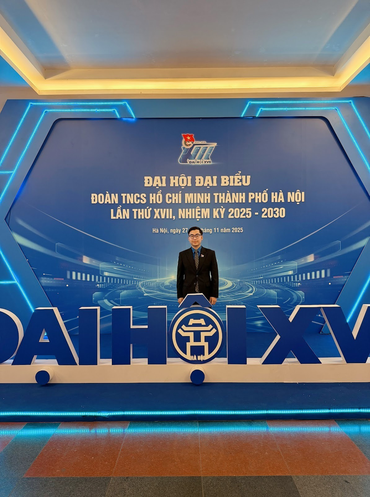 Mạnh Hùng là Đại biểu tham dự Đại hội đại biểu Đoàn TNCS Hồ Chí Minh thành phố Hà Nội lần thứ XVII, nhiệm kỳ 2025-2030.