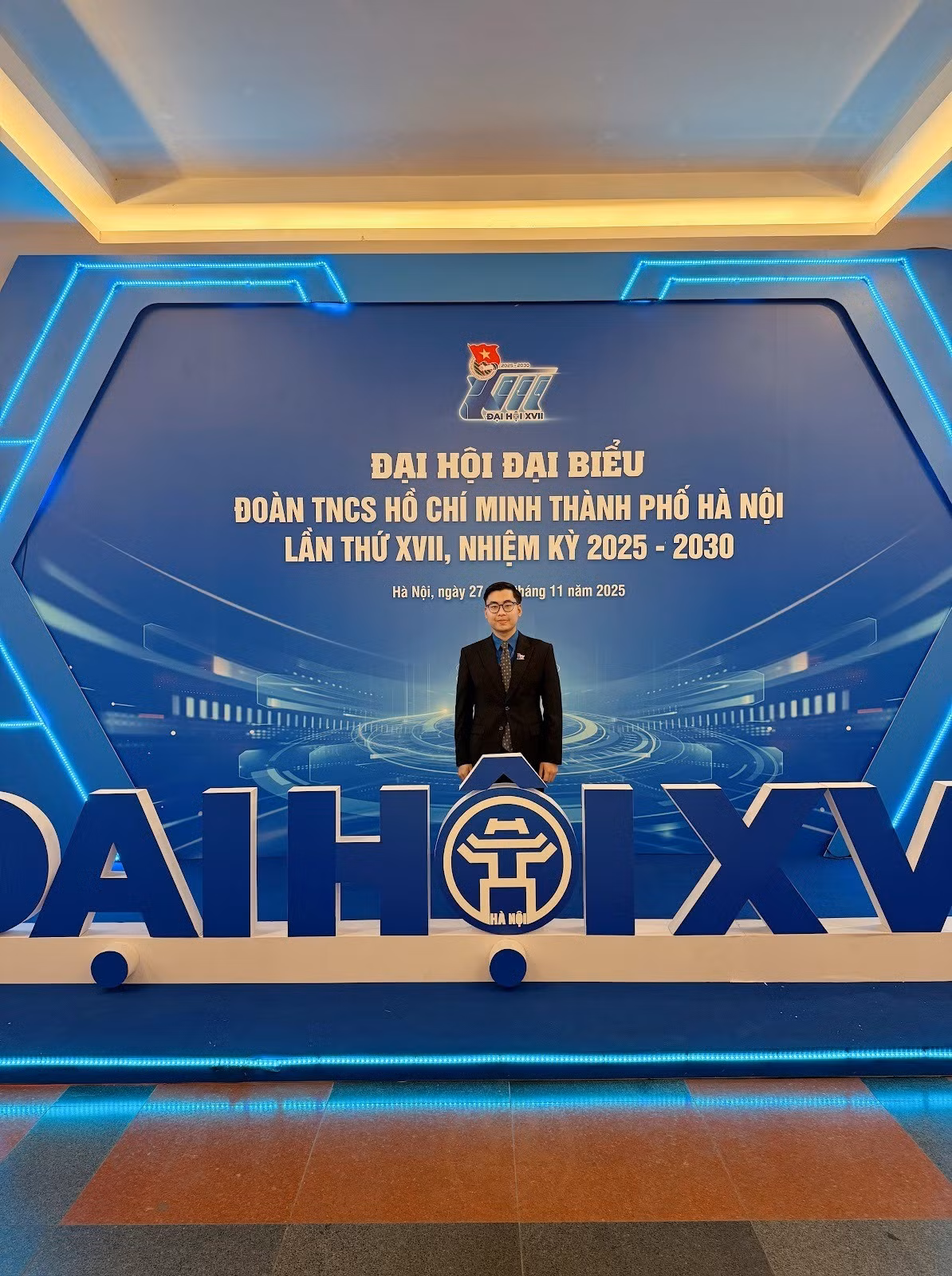 Mạnh Hùng là Đại biểu tham dự Đại hội đại biểu Đoàn TNCS Hồ Chí Minh thành phố Hà Nội lần thứ XVII, nhiệm kỳ 2025-2030.