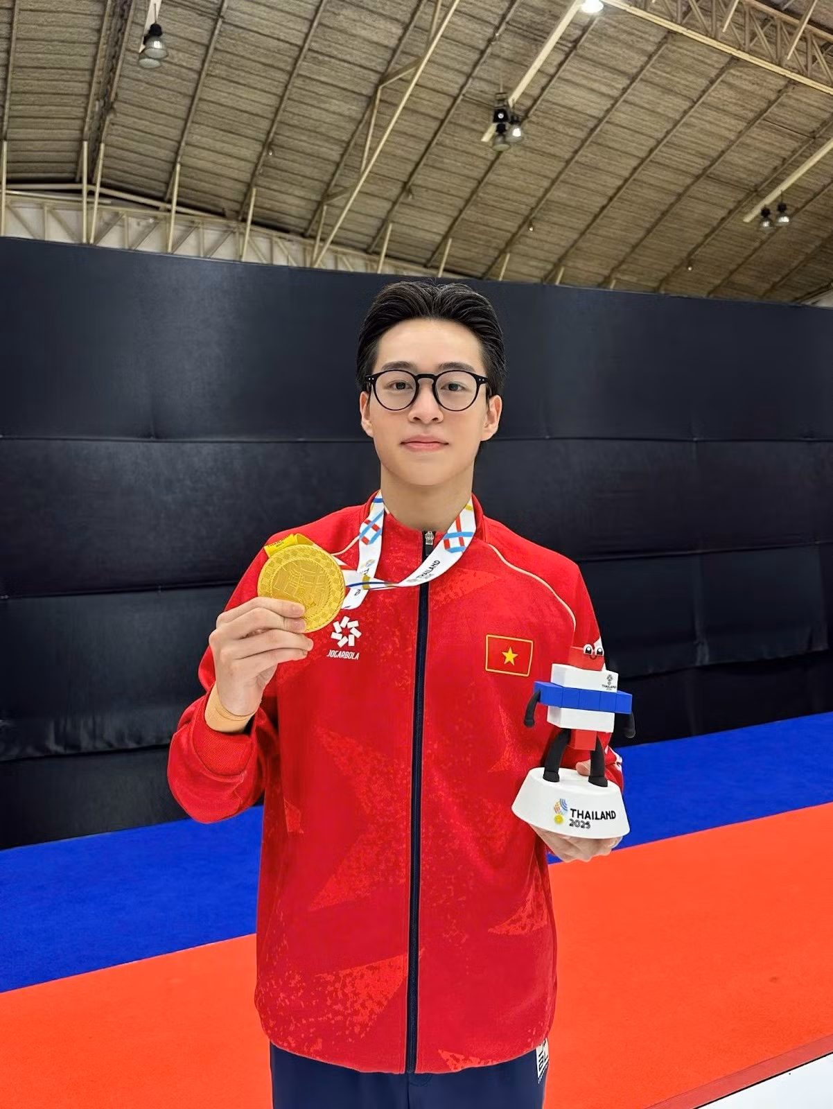Gia Bảo cho biết tấm HCV SEA Games 33 là dấu mốc đặc biệt trong hành trình thi đấu của anh.