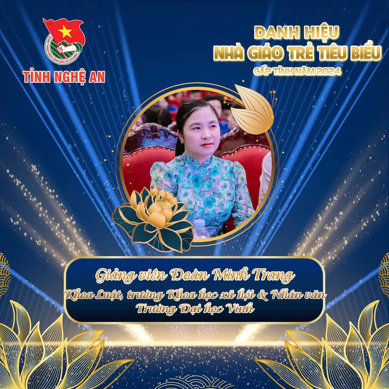 Giảng viên Đoàn Minh Trang mong muốn trở thành người đi đầu, đóng góp sức trẻ của mình cho những giá trị tốt đẹp của cộng đồng z6805348238818-501cda39b88159954eb707a287dc2b63.jpg