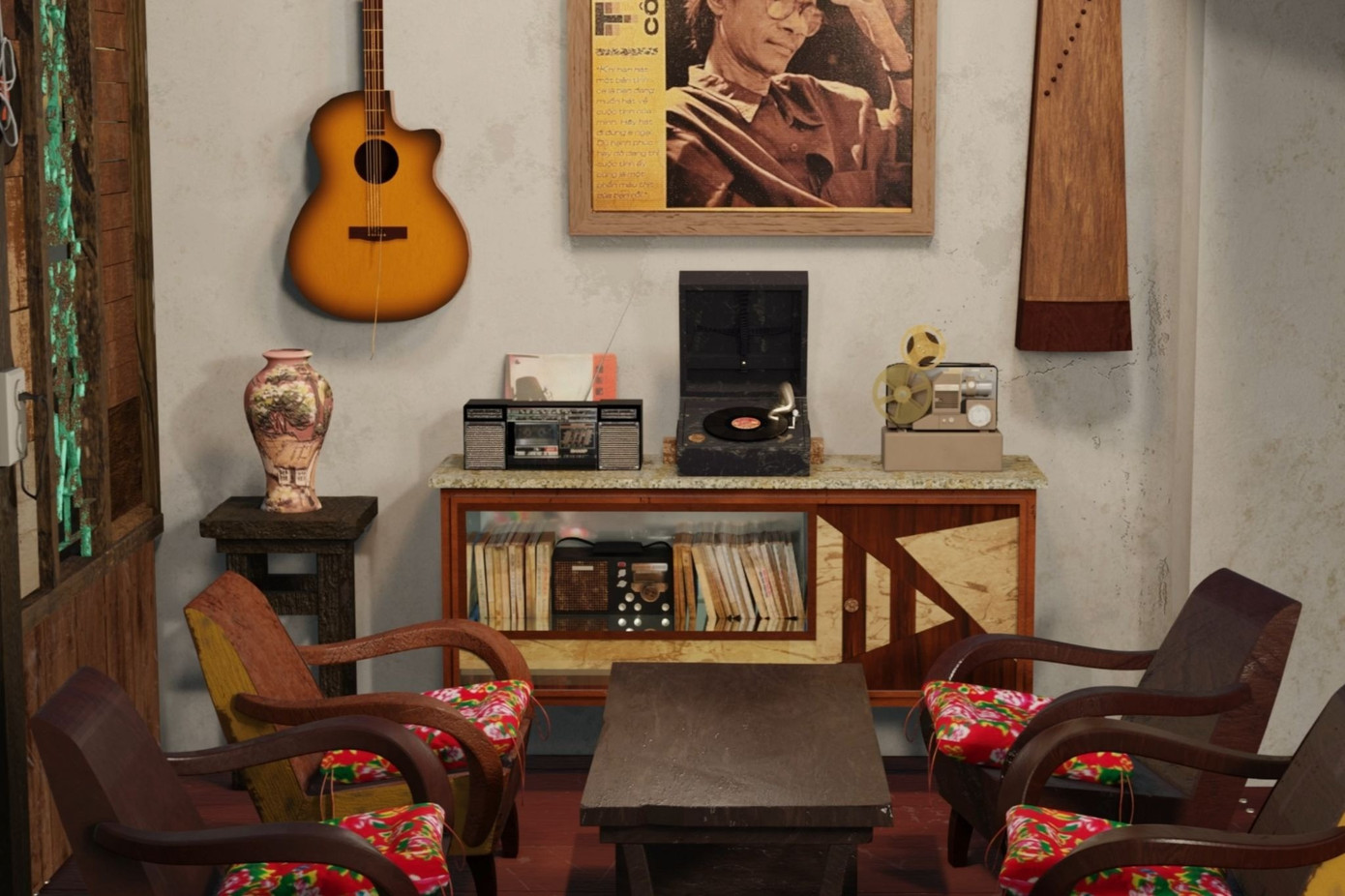 “Chuyện Cà Phê” - quán cà phê gợi nhớ phong vị Sài Gòn xưa, mang hơi ấm của nếp sinh hoạt gia đình Việt (thực hiện bởi Lê Mỹ Linh).