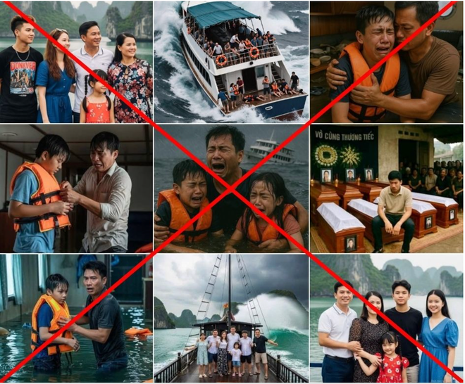 Những hình ảnh được làm bởi AI khiến dư luận phẫn nộ (Nguồn: Internet) halong1.png