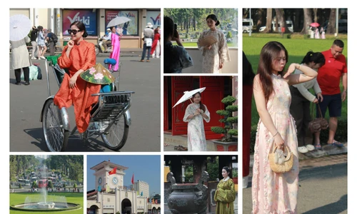 Noel chưa đến nhưng giới trẻ đã xúng xính áo dài chuẩn bị đón Xuân Bính Ngọ