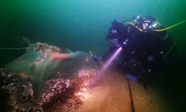 Phát lộ chiến hạm Northumberland: 70 khẩu pháo, kho báu phong kín và cuộc đua với cát biển