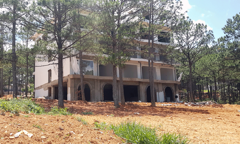 Công trình xây vượt tầng so với giấy phép xây dựng Công trình xây vượt tầng so với giấy phép xây dựng