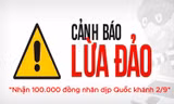 Công an TP.HCM cảnh báo chiêu trò lừa đảo “tặng quà 100.000 đồng” dịp Quốc khánh 2/9
