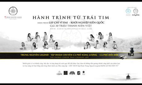 Trung Nguyên Legend tiếp tục triển khai Hành trình Từ Trái Tim – Hành trình kiến tạo khát vọng lớn cho thanh niên Việt