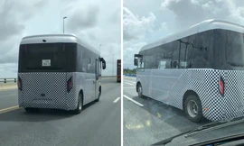 VinFast thử nghiệm xe chở khách mới