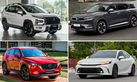 Loạt ô tô bán chạy nhất các phân khúc từ đầu năm 2025
