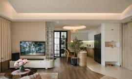 Biến căn hộ 3 phòng ngủ thành không gian nghỉ dưỡng hiện đại 