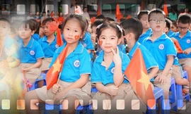 Lễ Khai giảng đặc biệt, đáng nhớ của thầy trò trường Tiểu học Thành Công B 