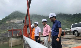 Bão số 5: Lãnh đạo EVNGENCO1 trực tiếp chỉ đạo tại Thủy điện Bản Vẽ, bảo đảm an toàn cho hạ du