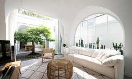 Thư giãn trong căn nhà với màu trắng tinh khôi ở TPHCM