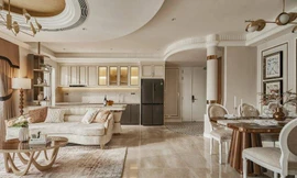 Căn hộ 121m2 phong cách Đông- Tây giao hoà 