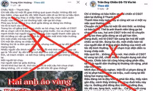 Thông tin 2 chiến sĩ Cảnh sát giao thông Thanh Hóa gặp nạn khi truy đuổi người vi phạm là bịa đặt