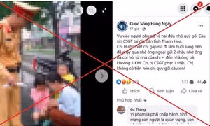 Công an Thanh Hóa điều tra người đưa thông tin, hình ảnh sai sự thật về CSGT