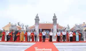 Khánh thành di tích quốc gia Mộ và Đền thờ Lê Đức Tuy sau tu bổ gần 30 tỷ đồng